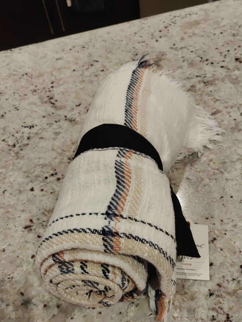 New!Hearth & Hand With Magnolia Plaid Woven Cotton Throw Blanket Cottagecore Y2K